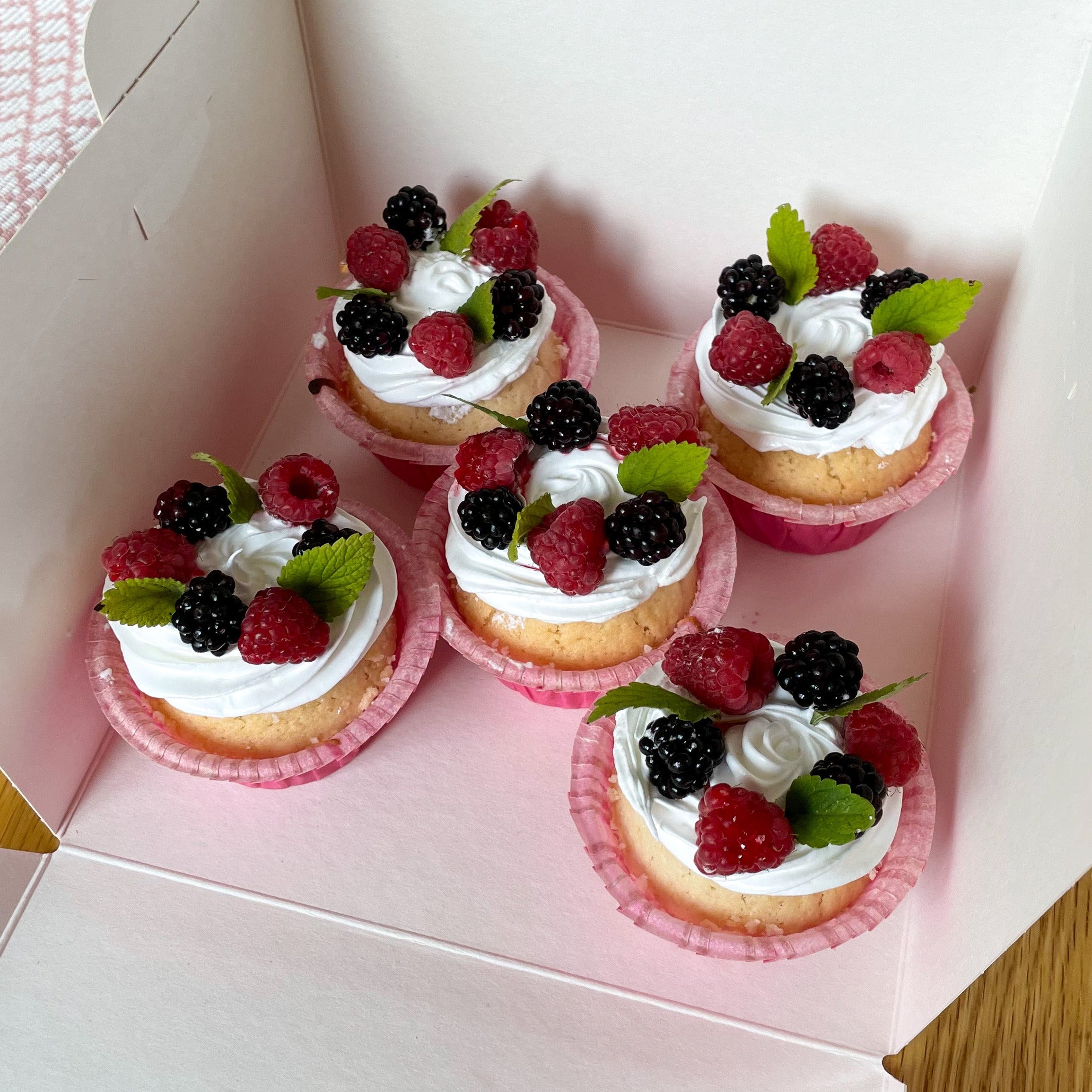 Cupcakes med bär